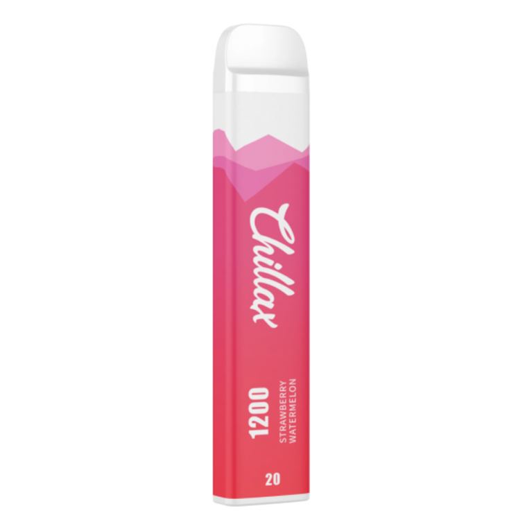 Одноразовая электронная сигарета Chillax 1200 - Watermelon Strawberry (Клубника Арбуз)