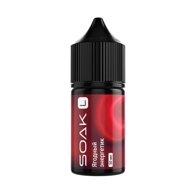 Жидкость SOAK L Salt - Berry Energy Drink (Ягодный энергетик) 30 мл (20мг)