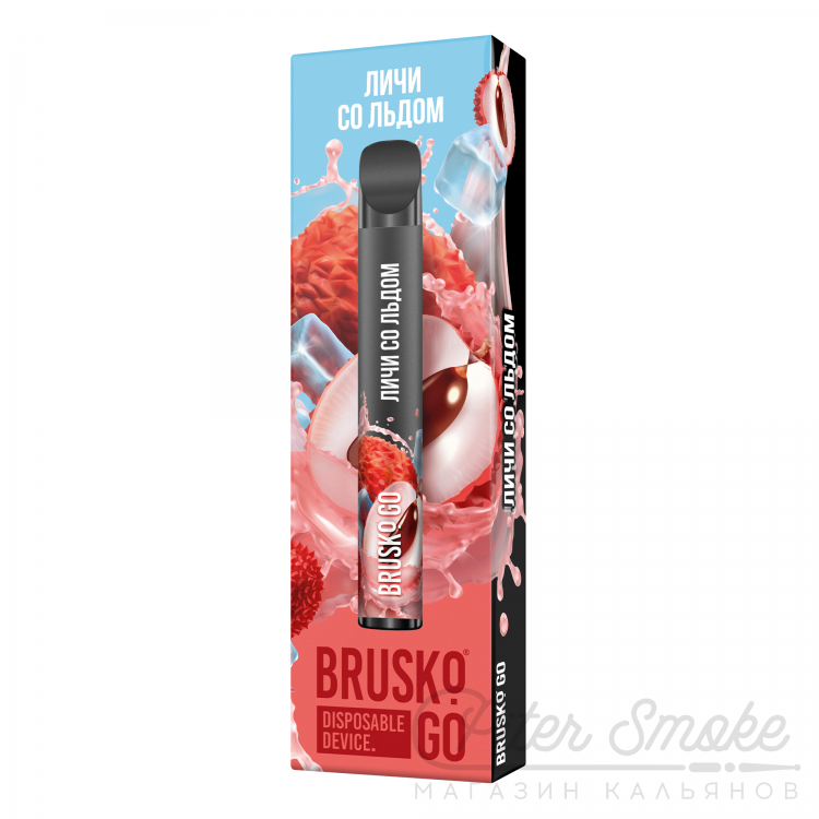 Одноразовая электронная сигарета Brusko Go - Личи со льдом