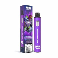 Одноразовая электронная сигарета Gang Boost X - Grape Blackcurrant (Газировка Виноград Смородина)