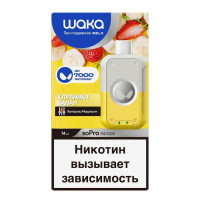 Одноразовая электронная сигарета WAKA PA Strong 7000 - Клубника, Банан
