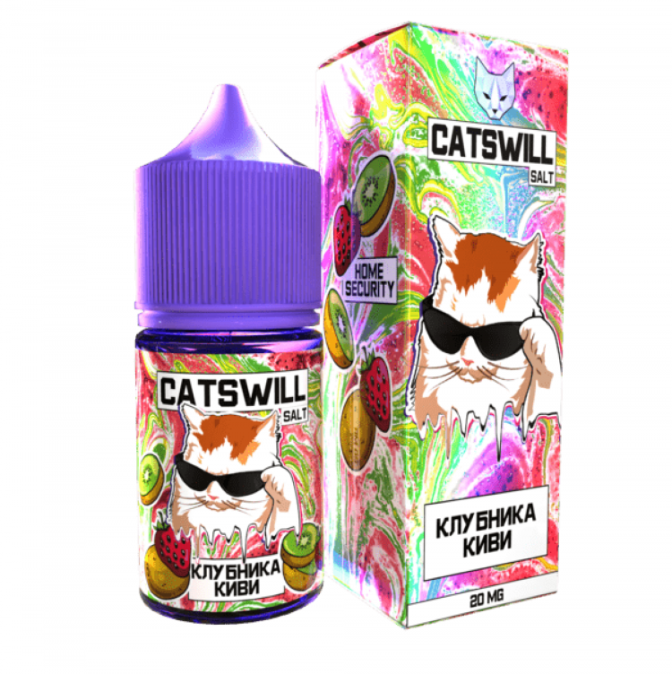 Жидкость Catswill Salt - Клубника Киви 30 мл (20 мг)