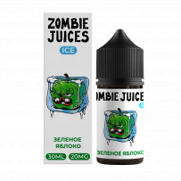 Жидкость Zombie Juices Ice Hard Hybrid Nic - Зеленое яблоко 30 мл (20 Ultra)