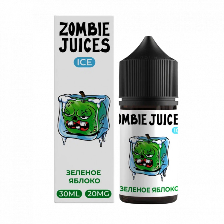 Жидкость Zombie Juices Ice Hard Hybrid Nic - Зеленое яблоко 30 мл (20 Ultra)