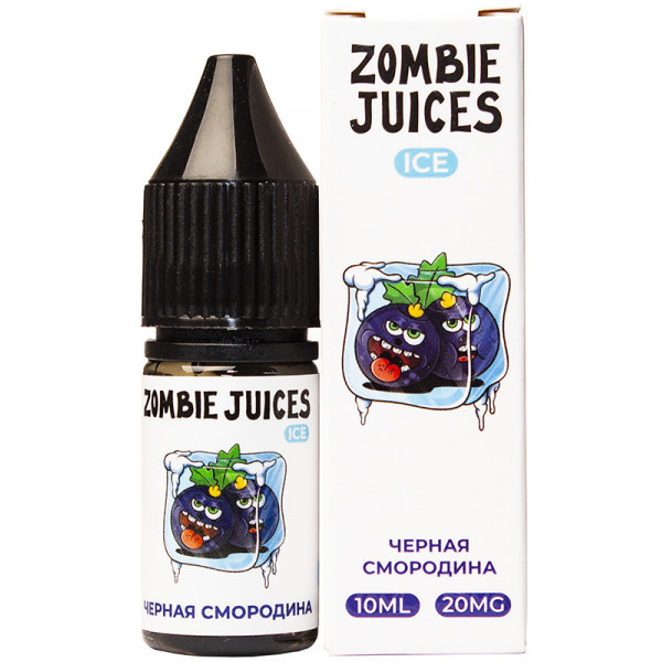 Жидкость Zombie Juices Ice Hard Hybrid Nic - Черная смородина 10 мл (20 Ultra)