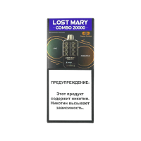 Одноразовая электронная сигарета Lost Mary COMBO 20000 тяг - Lime Pineapple