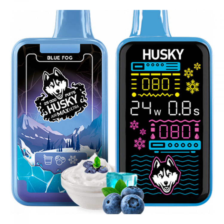Одноразовая электронная сигарета Husky Airmax Ultra 25000 тяг - Blue Fog