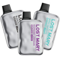 Одноразовая электронная сигарета Lost Mary OS 5000 - Strawberry Guava Mint (Клубника Гуава Мята)