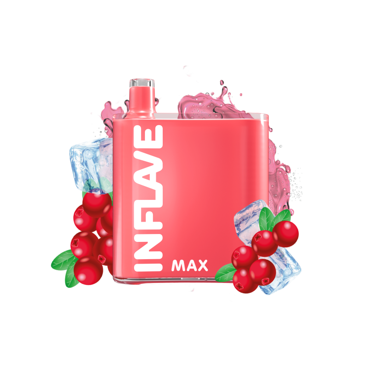 Одноразовая электронная сигарета Inflave Max (4000) - Клюквенная сода